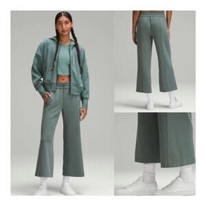 Lululemon Ribbed Softstreme Crop Pant size 4  Dark Forest